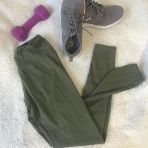 Balance Collection Olive  Leggings Womens Size S